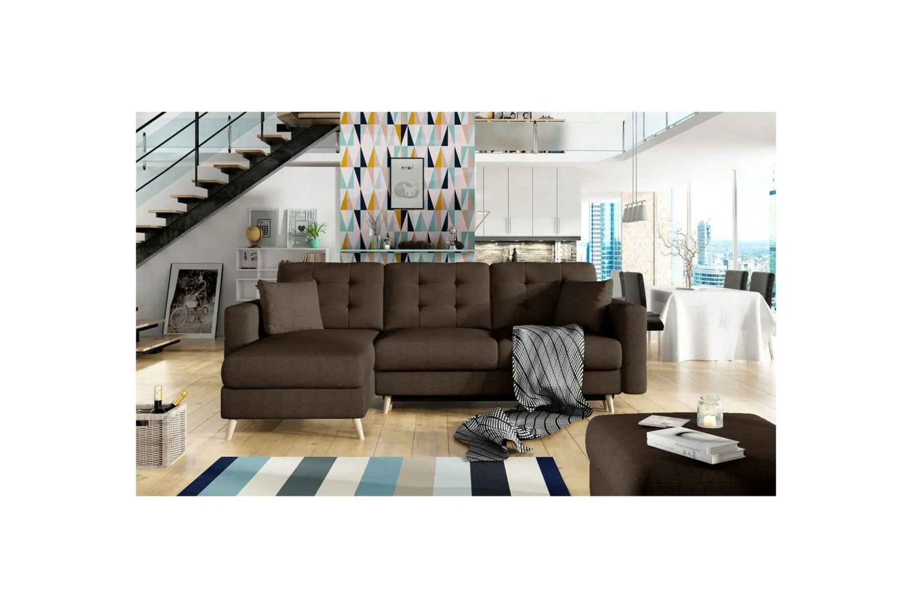 Seksjon Eltap Asgard L 248x93x162 cm