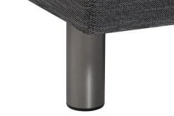 Sengebein 4-pakning 16 cm Børstet Metall