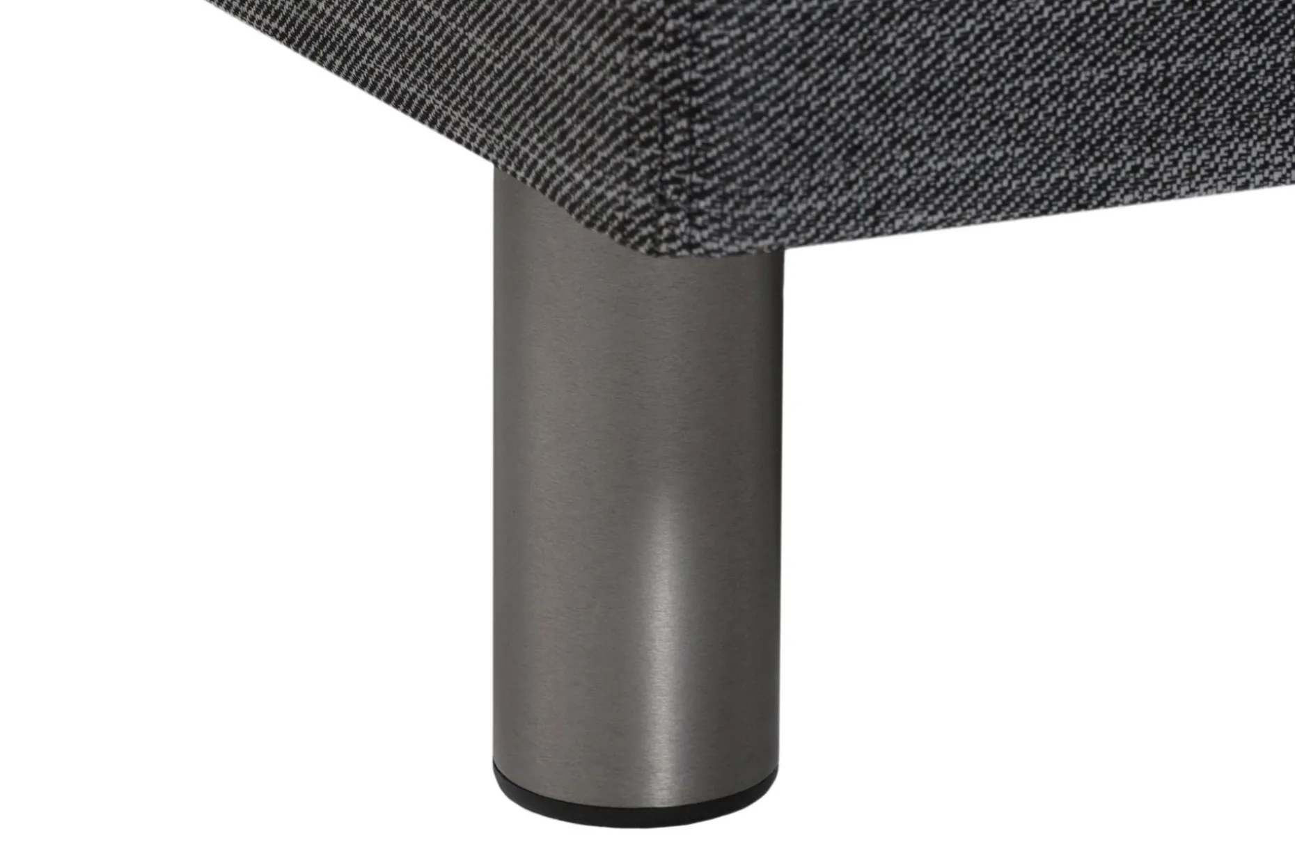 Sengebein 4-pakning 16 cm Børstet Metall