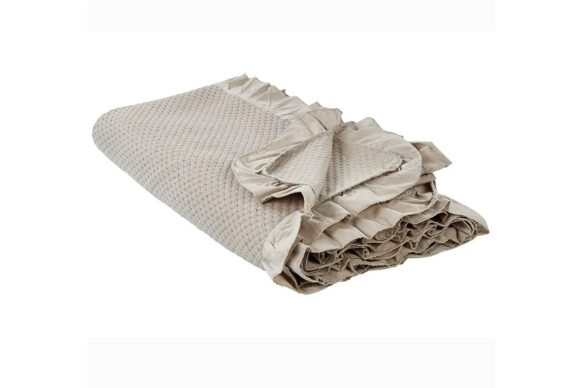 Sengeteppe Hatton Beige, 200x220 cm