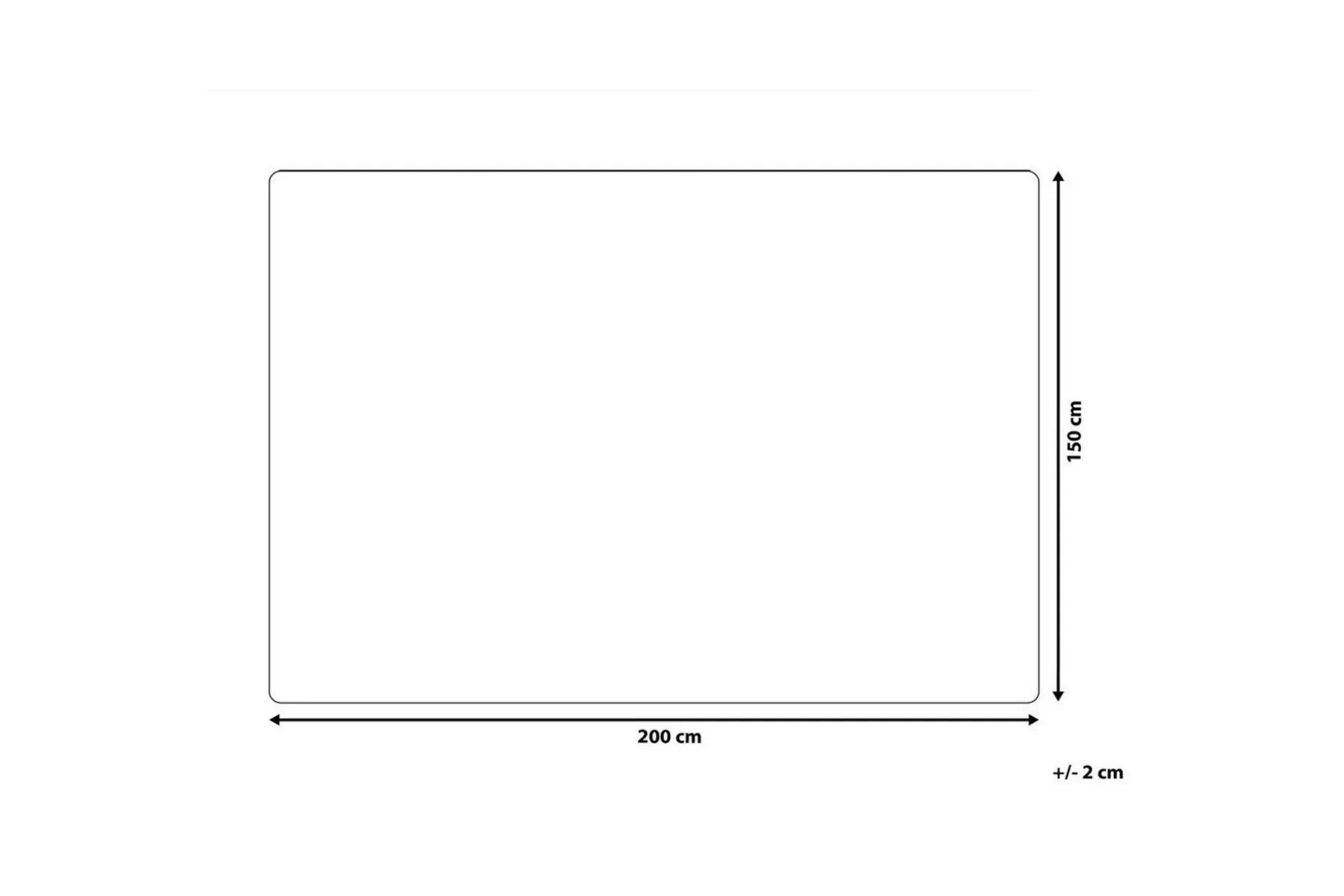 Sengeteppe Maraka Beige, 150x200 cm