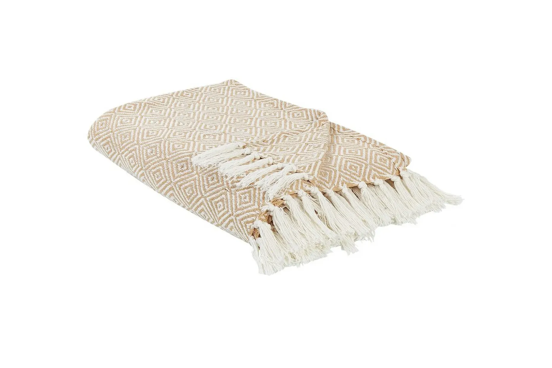 Sengeteppe Toutli Beige, 220x240 cm