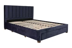 Seng GRACE med skuffer uten madrass 160x200cm Blå