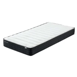 Seng HOME4YOU Jasper 90x200 cm med madrass Harmony Uno 180x40xh76 cm, Eik