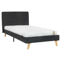 Seng HOME4YOU Juno 90x200 cm med madrass Kuka Duo Kid grå