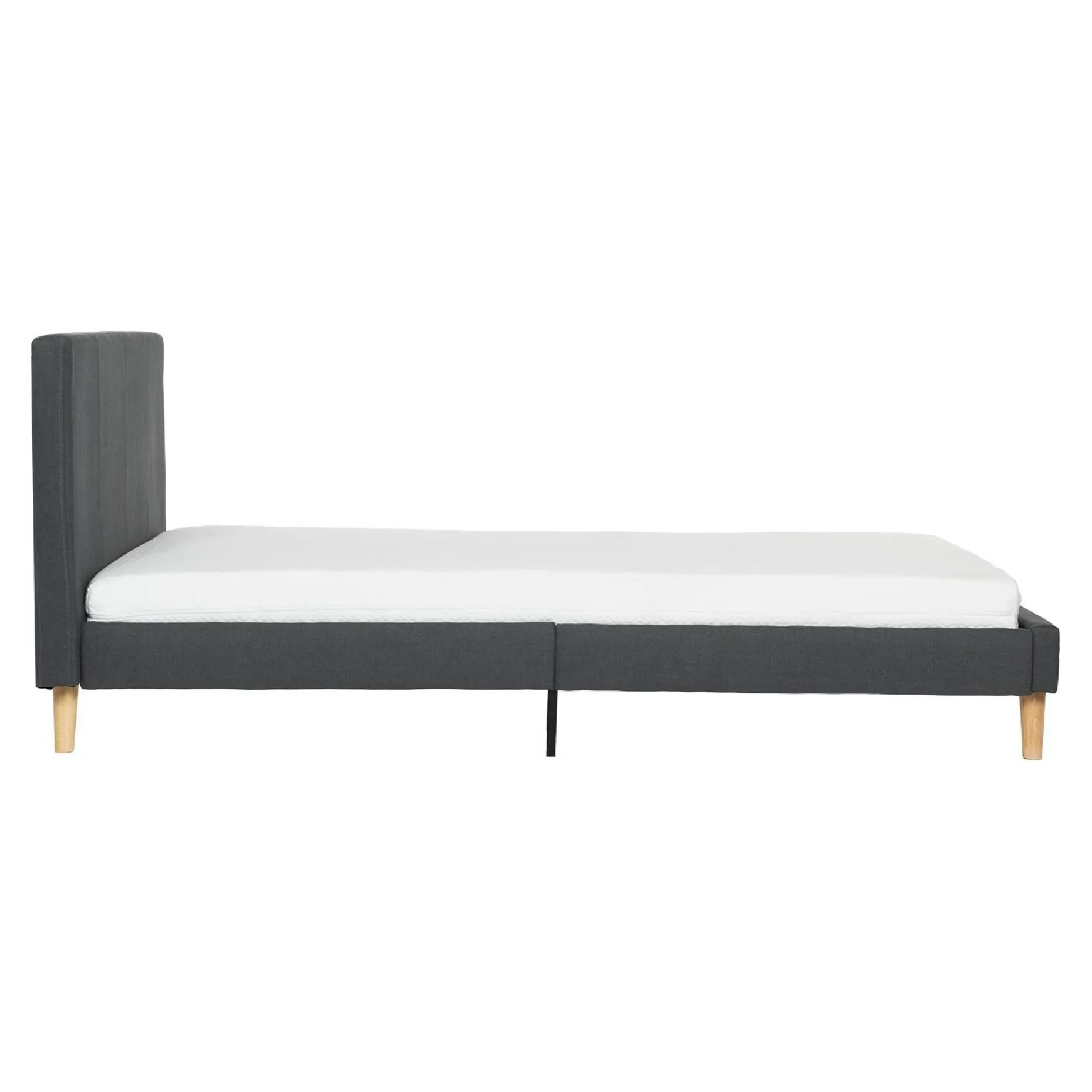 Seng HOME4YOU Juno 90x200 cm med madrass Kuka Duo Kid grå