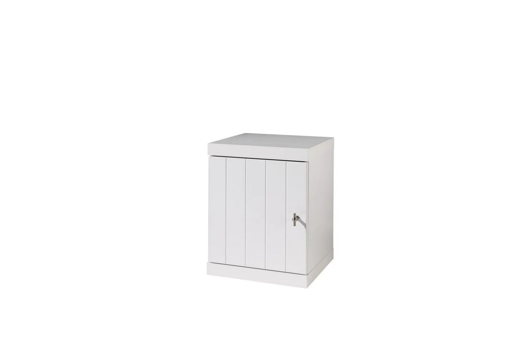 Seng med lamellbunn, nattbord, garderobe Robin