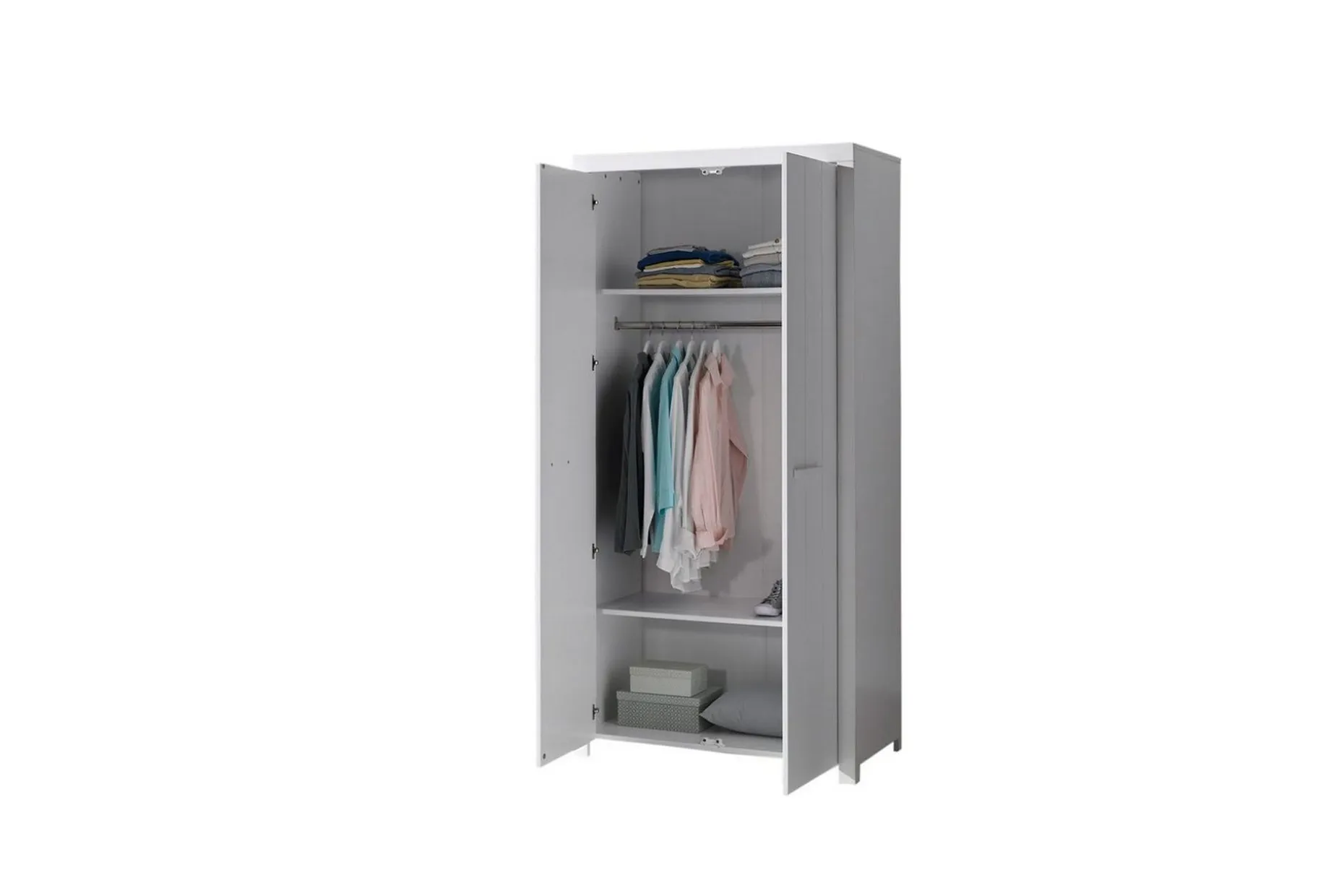Seng med Nattbord 2-dørs garderobe Erik