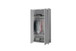 Seng med nattbord 2-dørs garderobeskap Skrivebord Erik