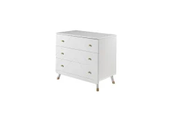 Seng med nattbord garderobe kommode Billy Hvit