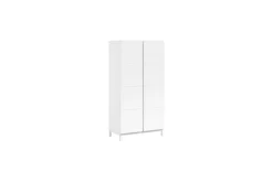 Seng med nattbord garderobe kommode Eva 2-dørs