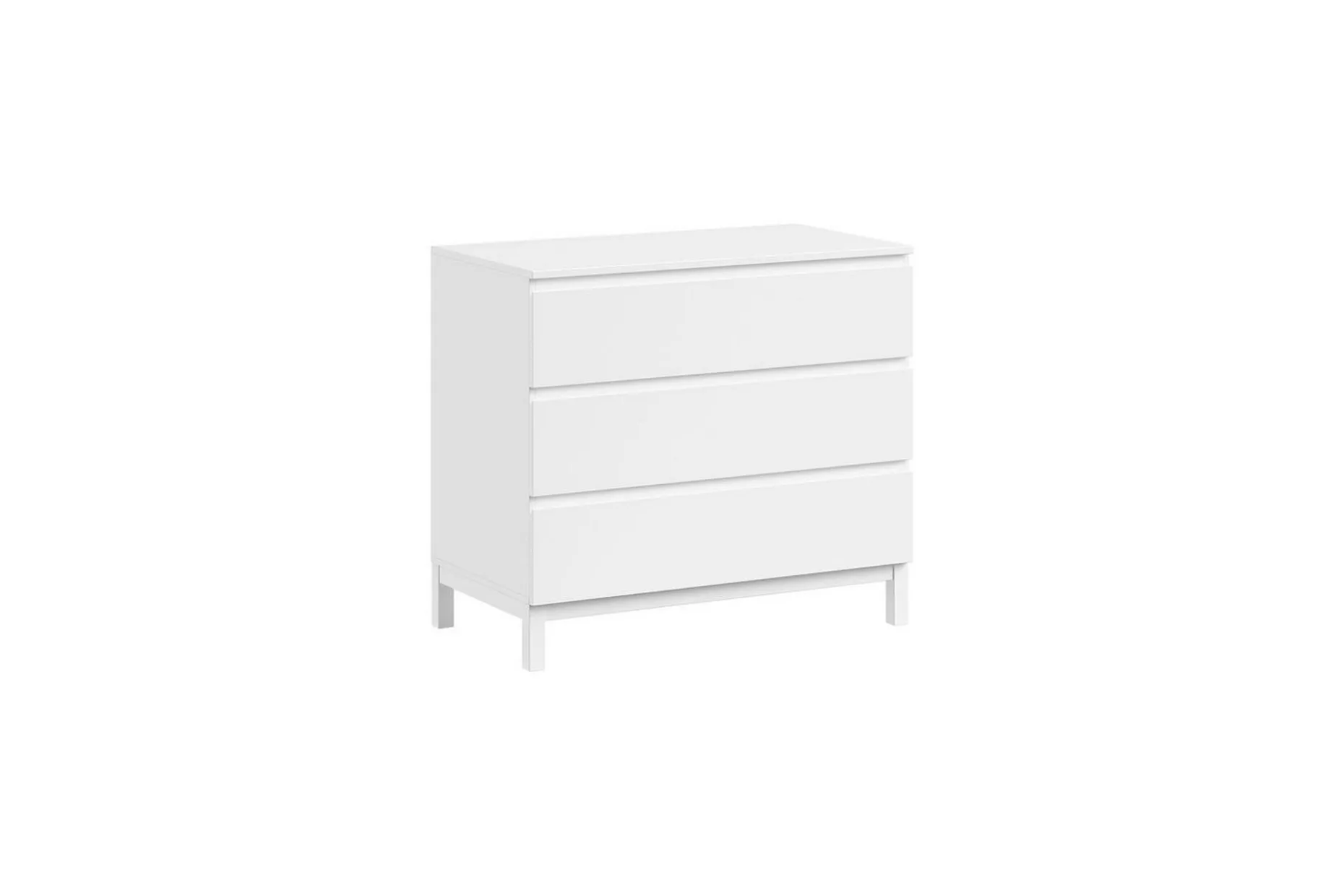 Seng med nattbord garderobe kommode Eva 3-dører