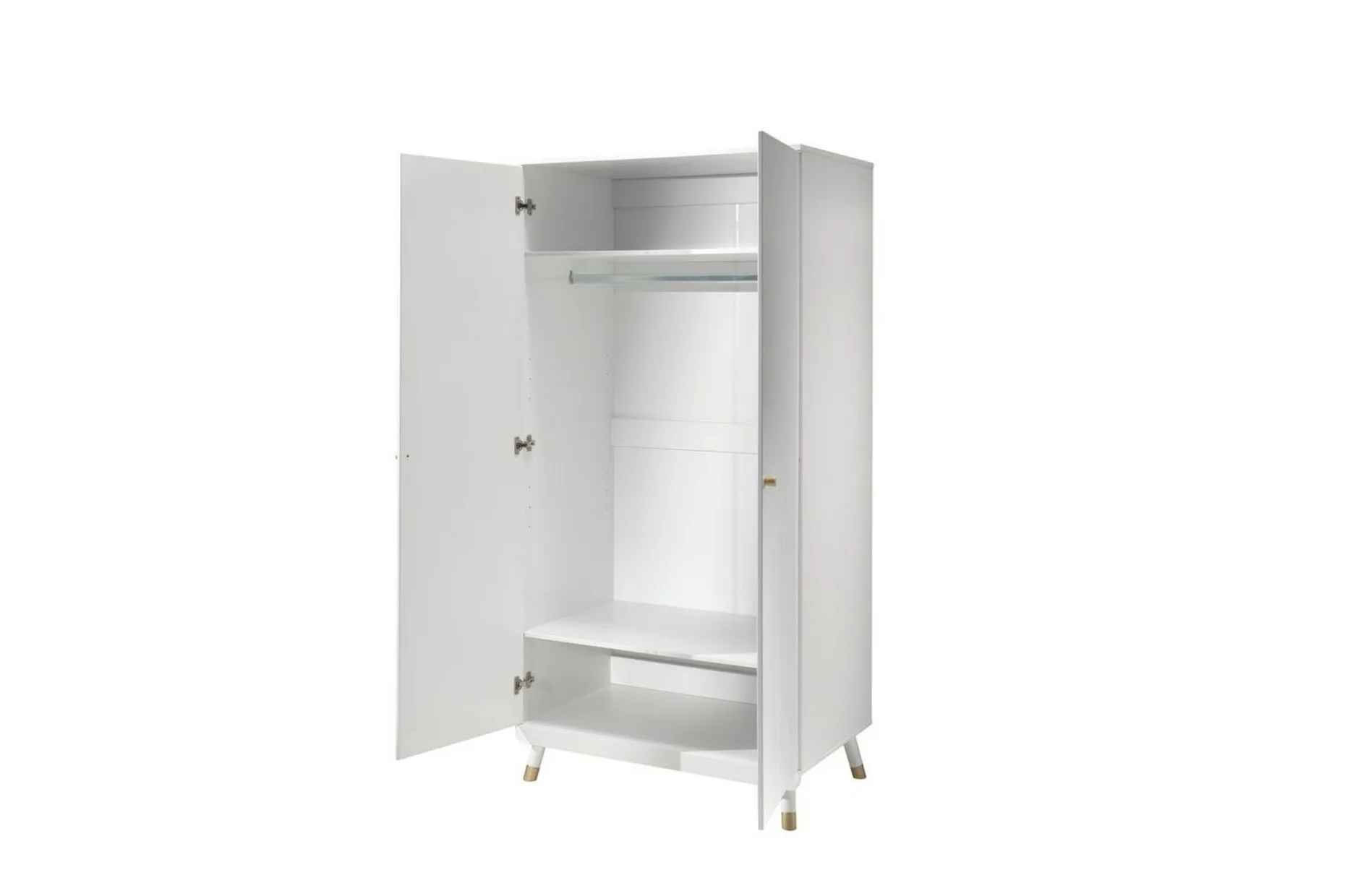 Seng med nattbord garderobe skrivebord Billy Hvit