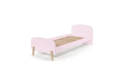Seng med nattbord Vegghyller Kiddy Rosa