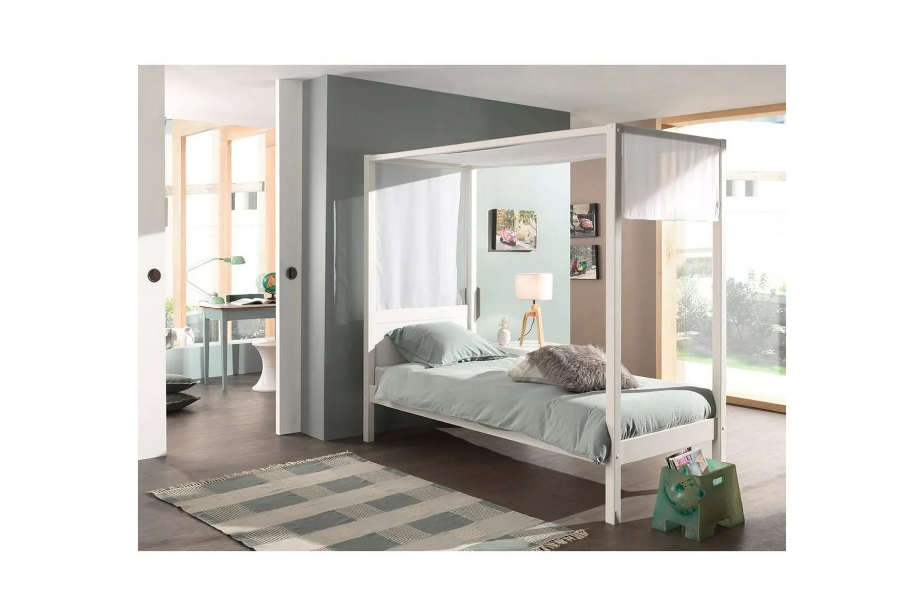 Seng med tekstil Pino Canopy