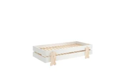 Seng Modulo med puslespillbiter som ben Hvit, 3