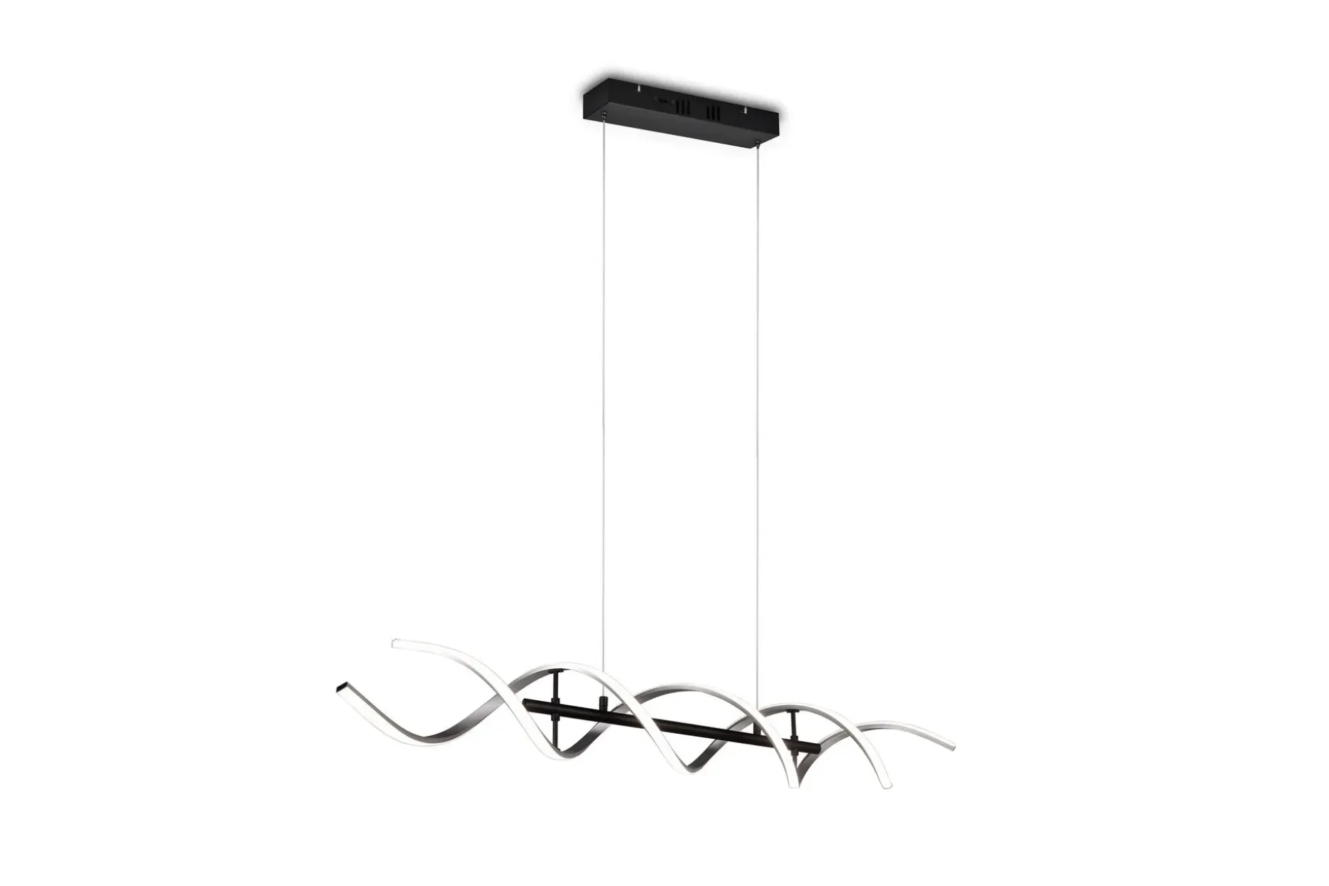 Sequence LED-Pendellampe Børstet Aluminium/Matt Svart
