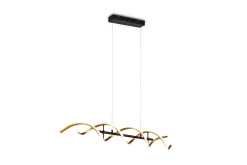 Sequence LED-Pendellampe Matt Messing/Matt Svart