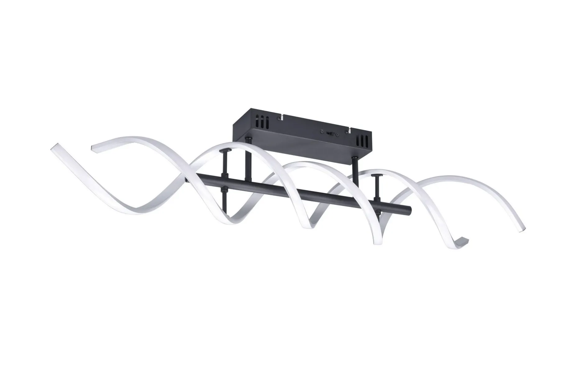 Sequence LED-Taklampe Børstet Aluminium/Matt Svart