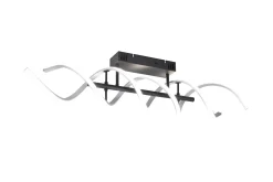 Sequence LED-Taklampe Børstet Aluminium/Matt Svart