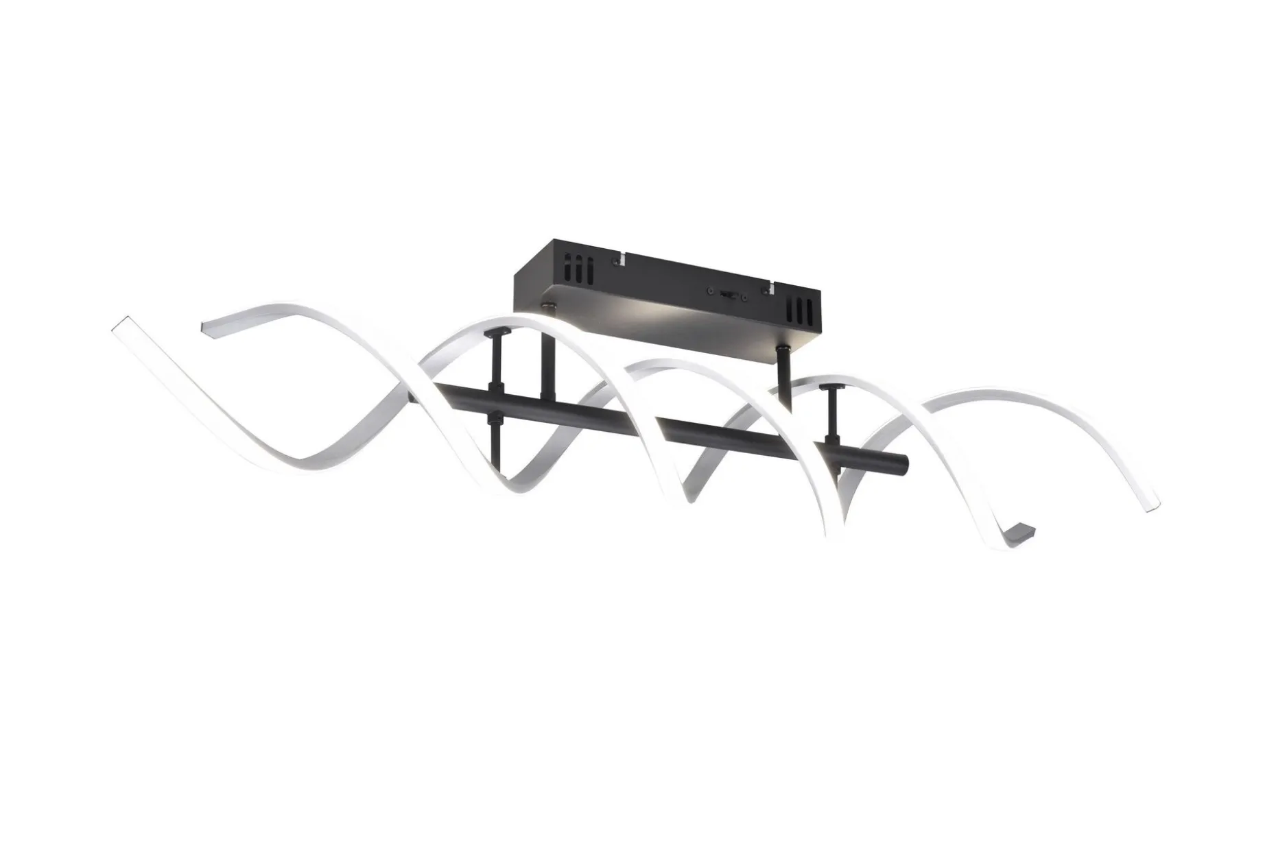 Sequence LED-Taklampe Børstet Aluminium/Matt Svart