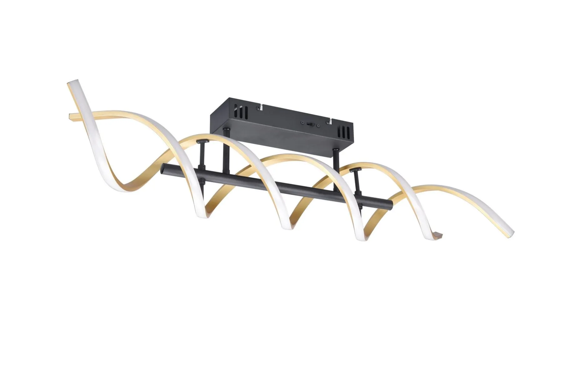 Sequence LED-Taklampe Matt Messing/Matt Svart