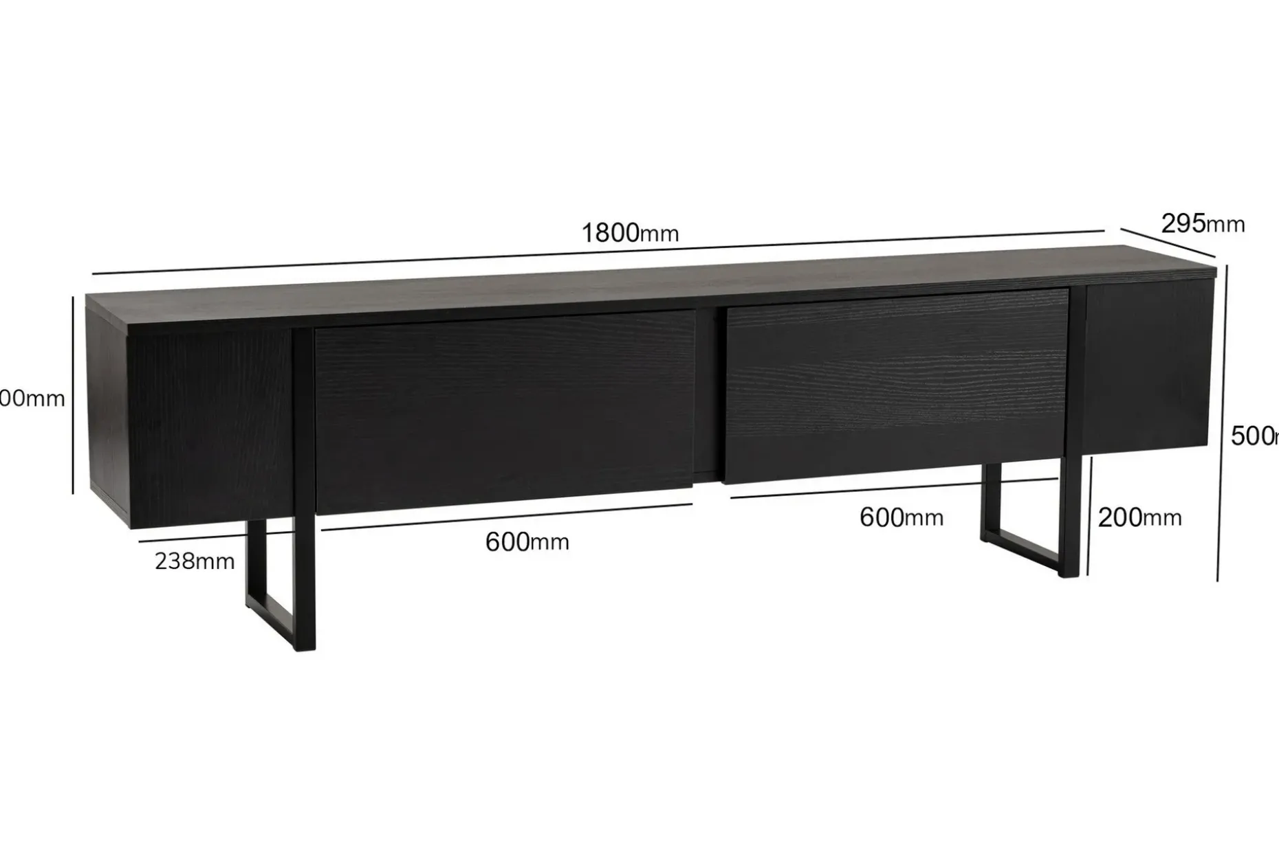 Serenity Tv-benk 180x30 cm