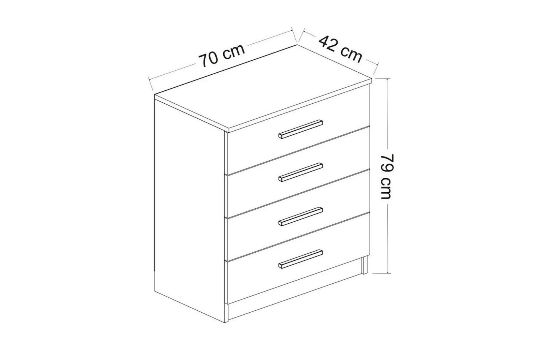 Serin TV-skap 70 cm