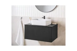 Servantskap Alzira Svart, 80x52x40 cm