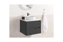Servantskap Quintela Sort, Hvit, 60x52x48 cm