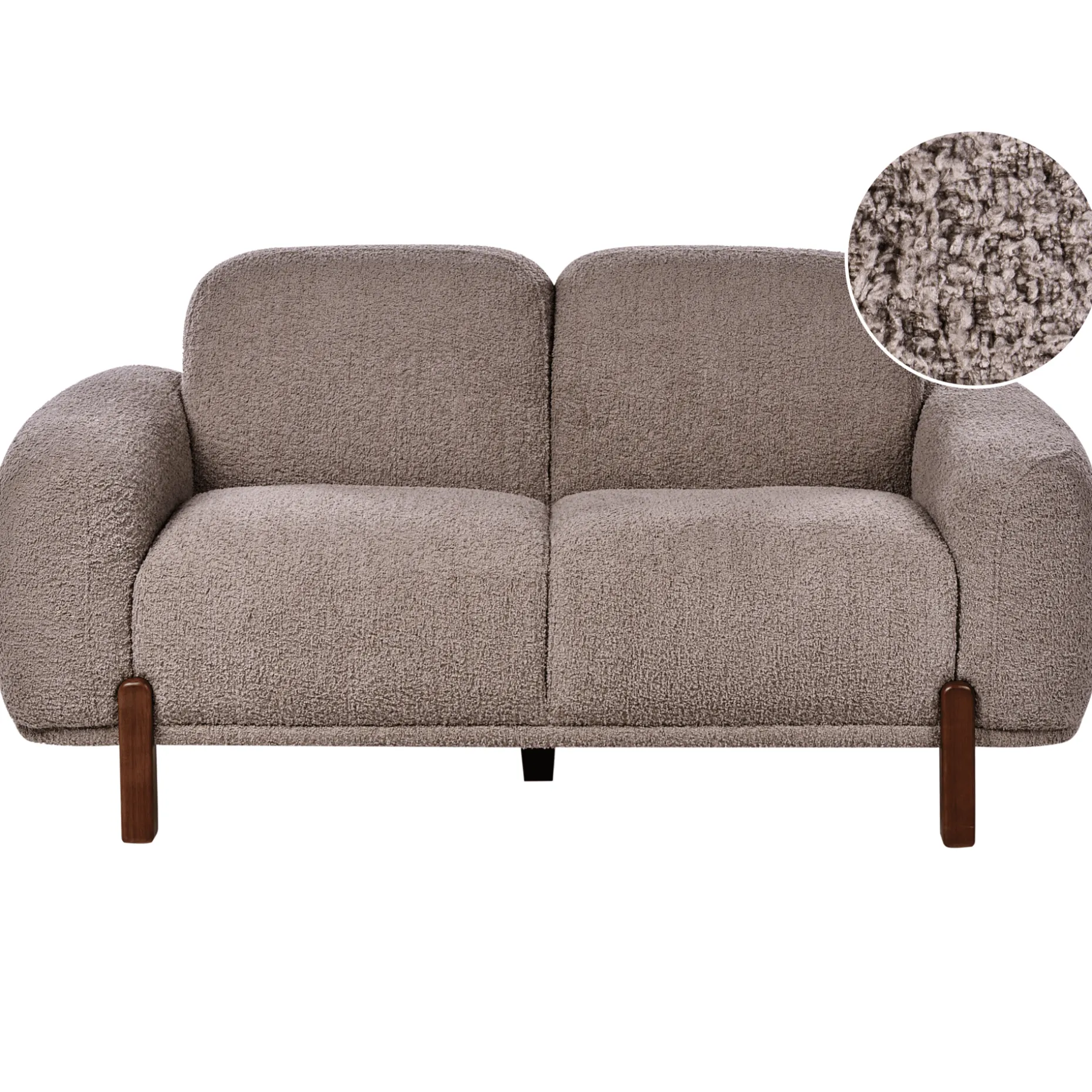 2-seters sofa Odnes i bouclé