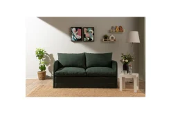 2-seters sovesofa Rubby (148 x 70 x 66 cm) Grønn