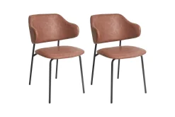 Sett med 2 spisestuestoler Kenai