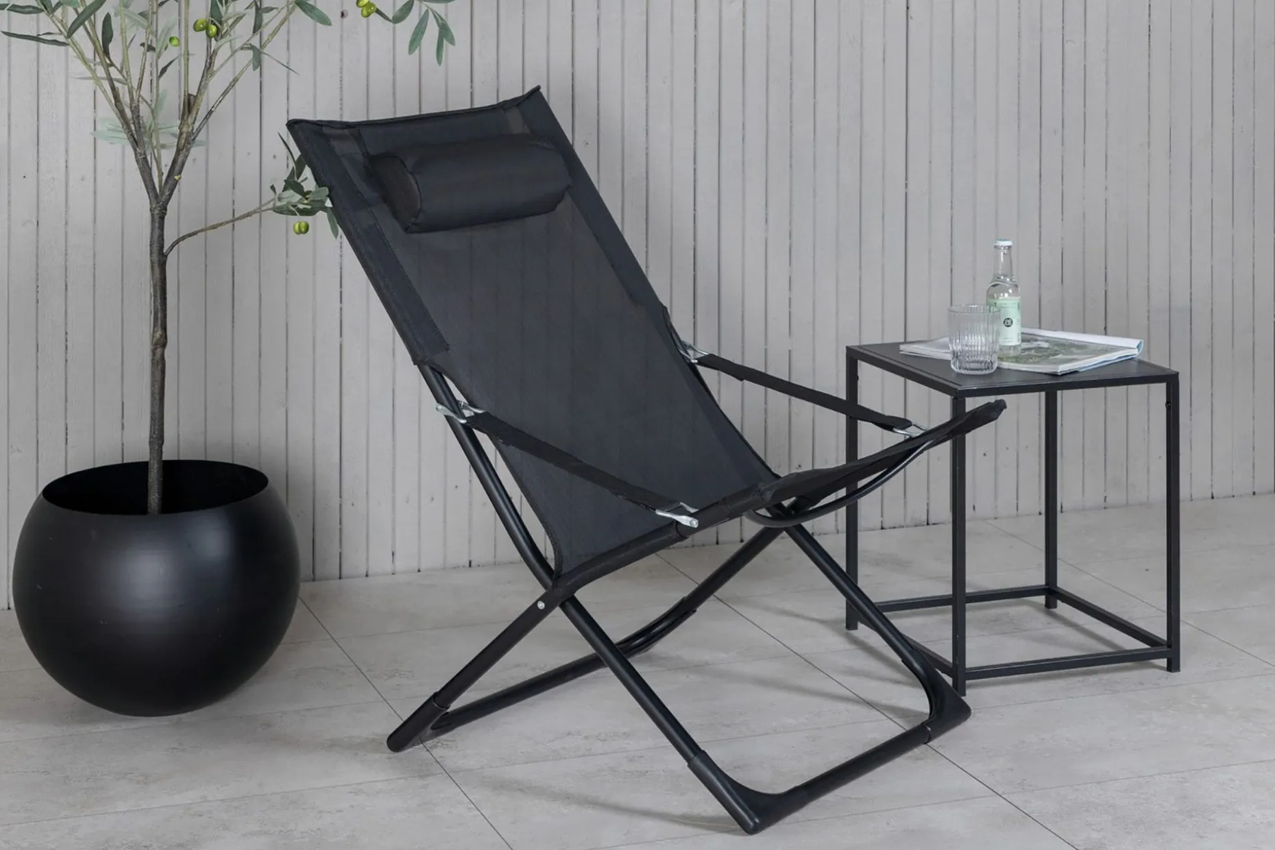 Seville Relaxstol Sammenleggbar med Pute