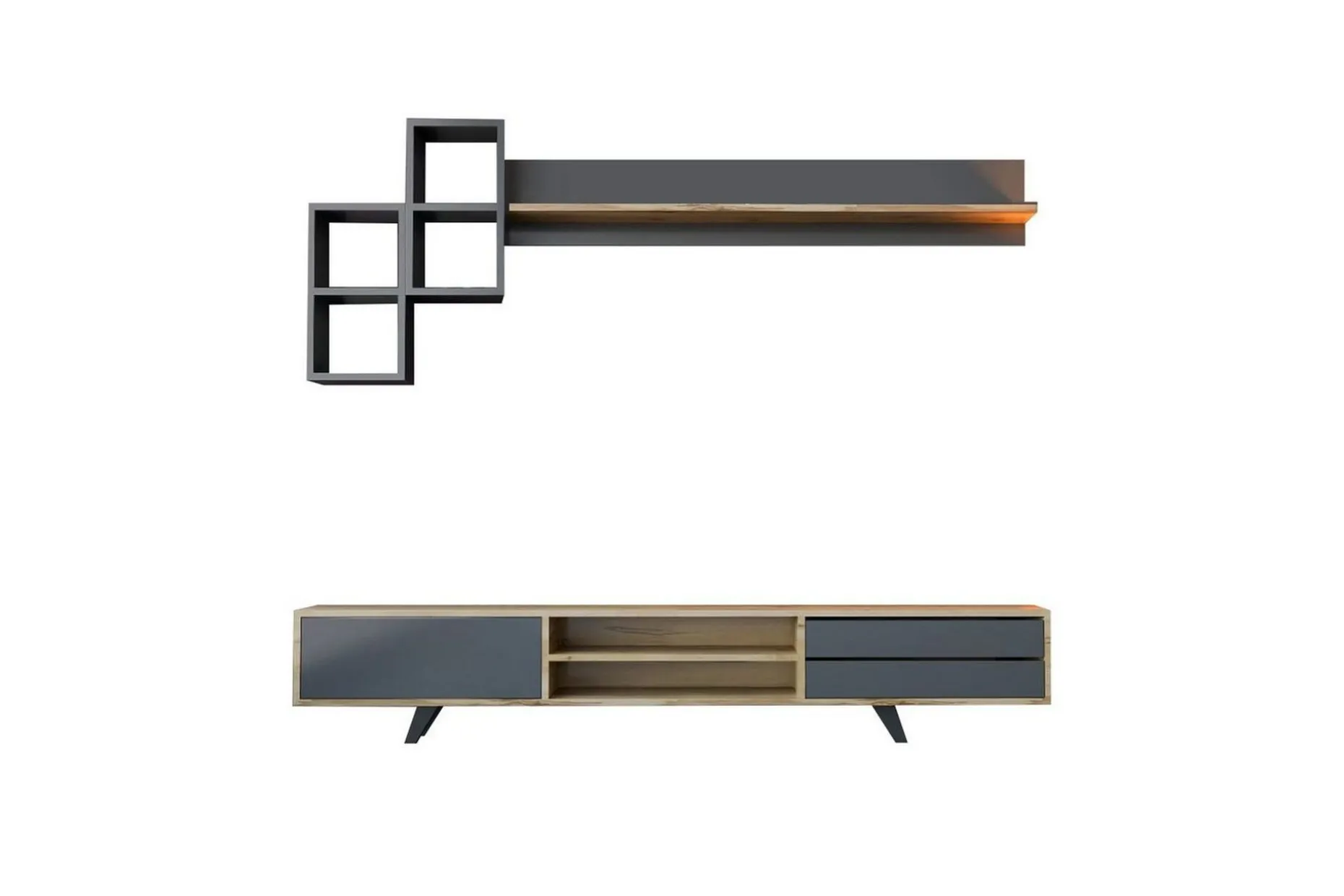 Seyra TV-møbelsett 180x40 cm