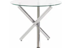 Shadi Spisebord Rundt 90 cm Glass