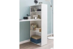 Shuping Skrivebord 120 cm med Oppbevaringshyller