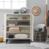 Sia Highboard 95x111 cm Hvit/Brun/Lilla/Gul