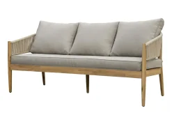 Siana 5-seters loungegruppe i treutseende med repdetaljer