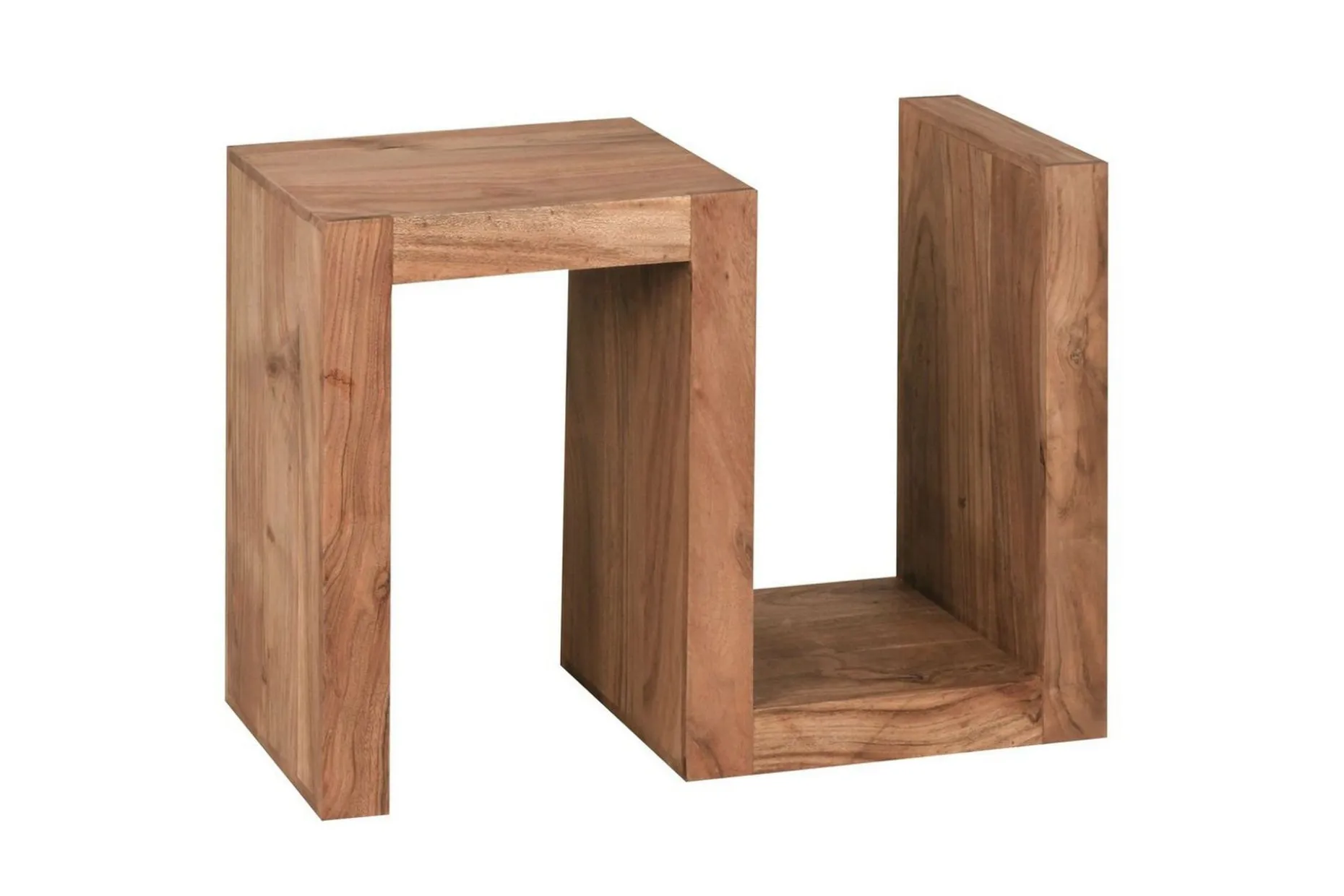 Sidebord Wohnling Heltre, S kube, landlig stil Akasie