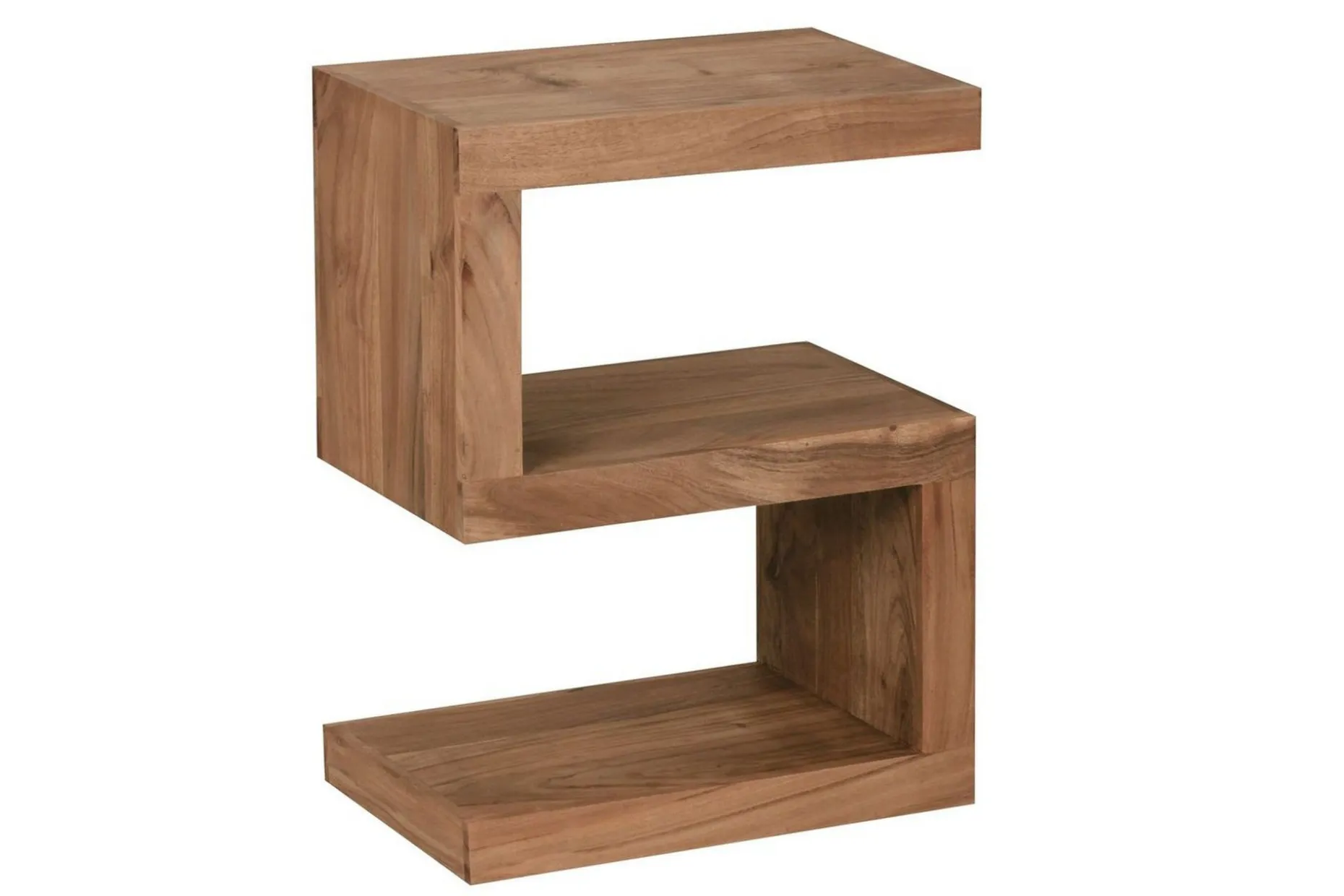 Sidebord Wohnling Heltre, S kube, landlig stil Akasie