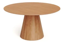 Siena spisegruppe rund 150 cm eik med 6 Filippa spisestoler