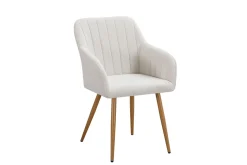 Siena spisegruppe rund 110 cm eik med 4 Filippa spisestoler