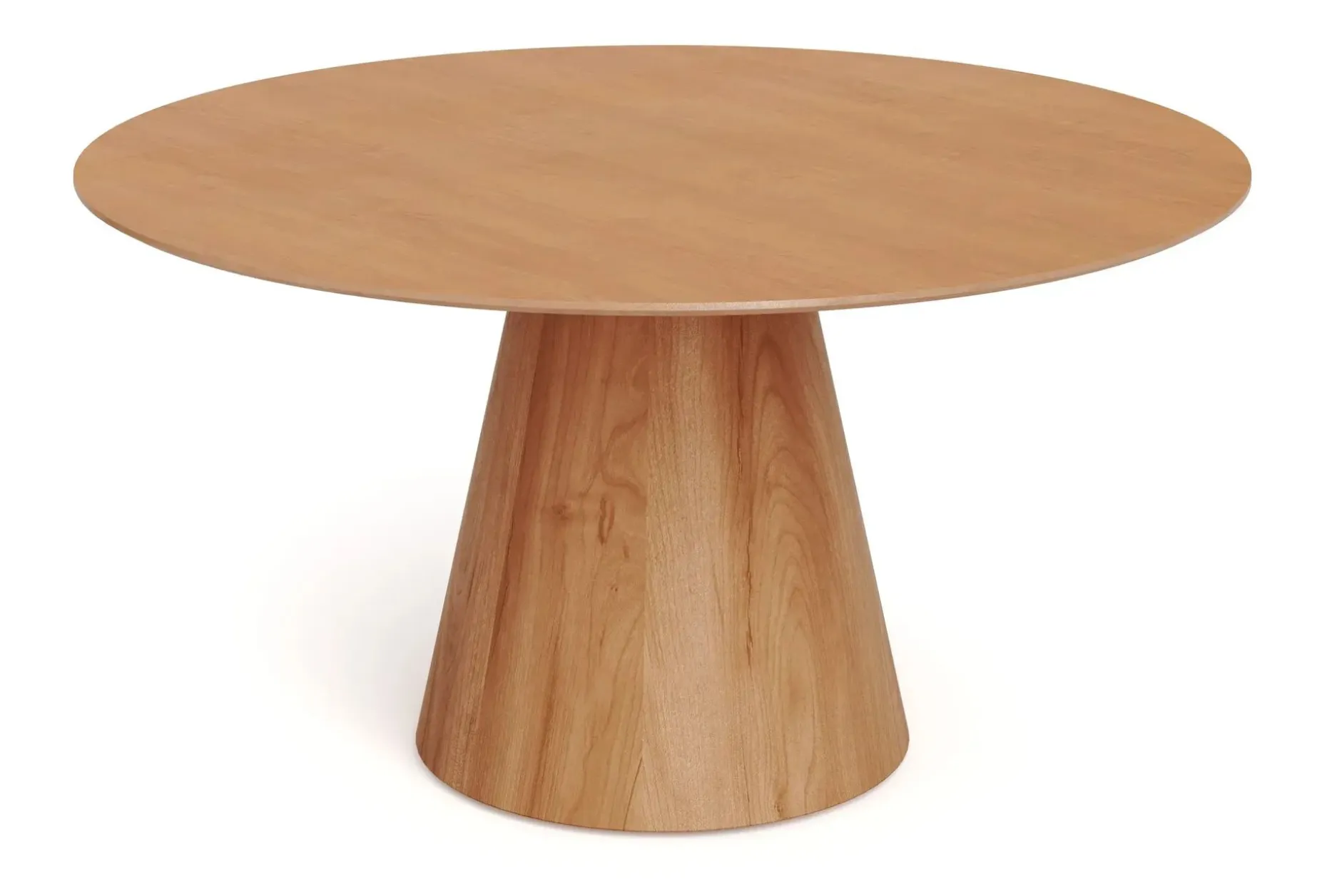 Siena spisegruppe rund 150 cm eik med 6 Milva spisestoler