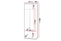 Simply Garderobe 69 cm