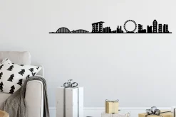 Singapore Skyline Veggdekor