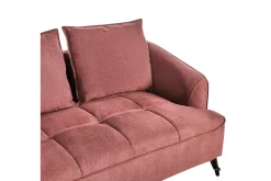 2-sitssoffa Beliani Hobro Brun, Svart Pink