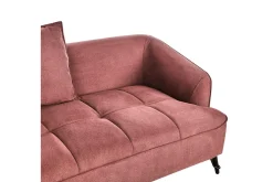 2-sitssoffa Beliani Hobro Brun, Svart Pink