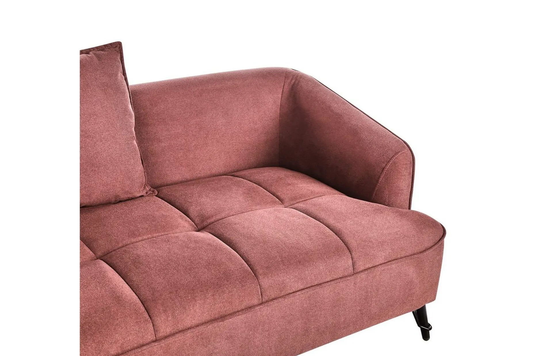 2-sitssoffa Beliani Hobro Brun, Svart Pink