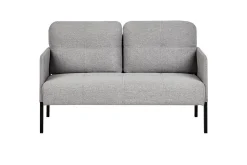 2-sitssoffa Beliani Lahti Beige, svart Light grey||Black